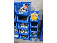Partij diverse installatiemateriaal en kunststof voorraadbakken - afbeelding 5 van  9