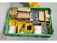 Partij diverse installatiemateriaal en kunststof voorraadbakken - afbeelding 8 van  9