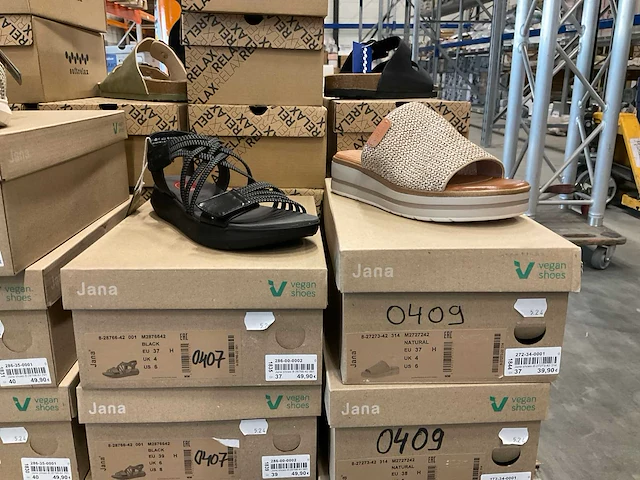 Partij diverse jana & supremo sandalen (49x) - afbeelding 10 van  16