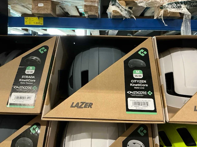 Partij diverse lazer/met fietshelmen (12x) - afbeelding 2 van  13