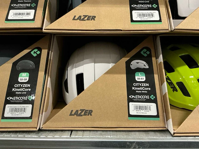 Partij diverse lazer/met fietshelmen (12x) - afbeelding 3 van  13