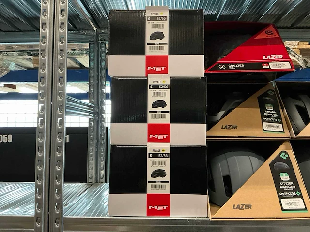 Partij diverse lazer/met fietshelmen (12x) - afbeelding 6 van  13