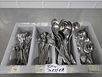 Partij diverse lepels en vorken - afbeelding 1 van  4