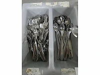 Partij diverse lepels en vorken - afbeelding 3 van  4