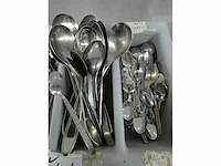 Partij diverse lepels en vorken - afbeelding 4 van  4