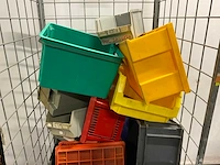 Partij diverse magazijn en stapelbakken - afbeelding 2 van  5