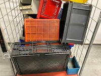 Partij diverse magazijn en stapelbakken - afbeelding 3 van  5