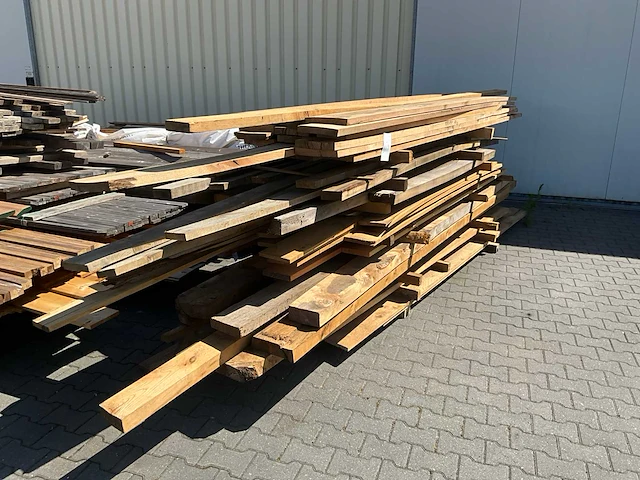 Partij diverse meubelhout ovengedroogd - afbeelding 1 van  8