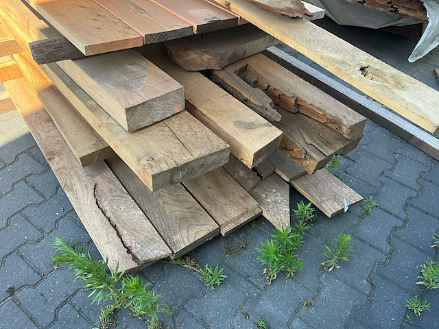 Partij diverse meubelhout ovengedroogd - afbeelding 6 van  8