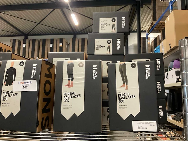 Partij diverse monsroyale heren merino baselayers (29x) - afbeelding 5 van  8