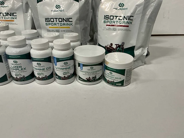 Partij diverse natusport sportdrinks/supplementen (34x) - afbeelding 19 van  23