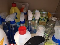 Partij diverse pakken haver drink & schoonmaakmiddelen o.a. schuurmiddel, ammoniak & glasreiniger - afbeelding 2 van  3