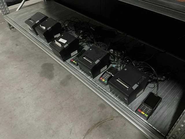 Partij diverse pinautomaten/bonneprinters (9x) - afbeelding 1 van  8