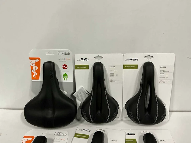 Partij diverse pro/selleitalia/sqlab fietszadels (8x) - afbeelding 7 van  10