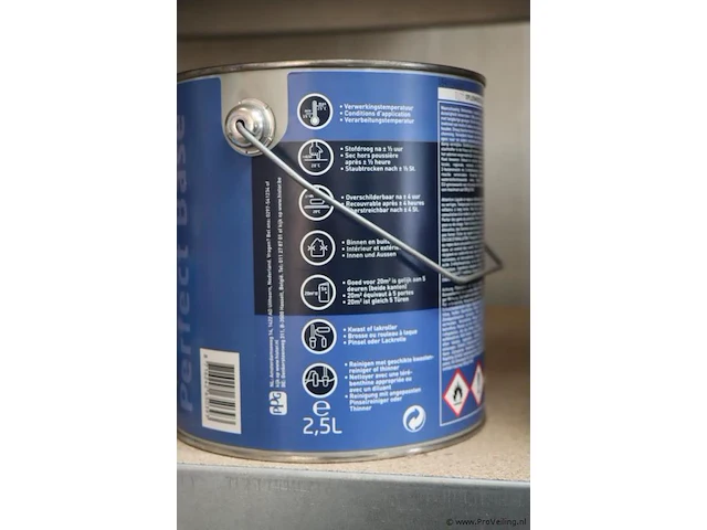 Partij diverse rambo beits, deur en kozijn en histor grondverf - 7 blikken á 750ml/2,5ltr - afbeelding 3 van  8