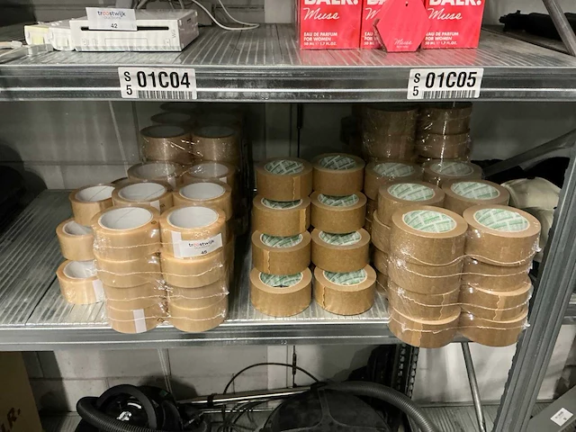 Partij diverse rollen tape (146x) - afbeelding 1 van  3