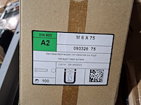 Partij diverse schroeven, bouten, moeren en ringen, o.a. maxxfast, fisher, fabory - afbeelding 22 van  33