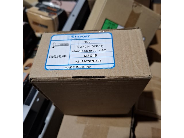 Partij diverse schroeven, bouten, moeren en ringen, o.a. maxxfast, fisher, fabory - afbeelding 24 van  33