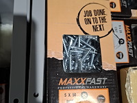 Partij diverse schroeven, bouten, moeren en ringen, o.a. maxxfast, fisher, fabory - afbeelding 29 van  33