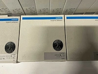 Partij diverse shimano cassette sprockets (21x) - afbeelding 4 van  10