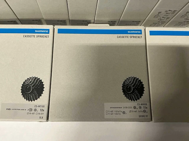 Partij diverse shimano cassette sprockets (21x) - afbeelding 6 van  10