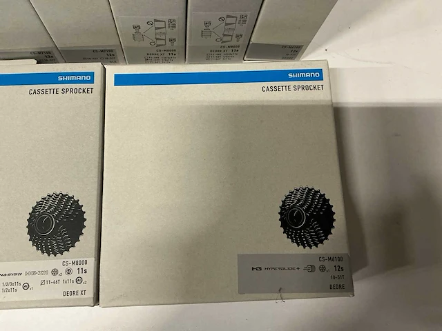 Partij diverse shimano cassette sprockets (21x) - afbeelding 7 van  10