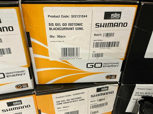 Partij diverse sis gel go isotonic/gel beta fuel (476x) - afbeelding 12 van  15