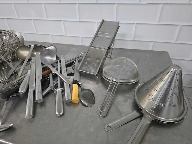 Partij diverse slagerij (snij) benodigheden - afbeelding 3 van  3