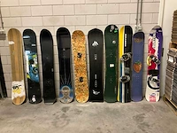 Partij diverse snowboards (10x) - afbeelding 1 van  4
