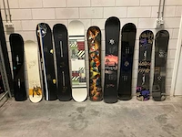 Partij diverse snowboards (10x) - afbeelding 1 van  5