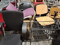 Partij diverse stoelen, bureaustoelen en bedrijfsinventaris - afbeelding 2 van  23