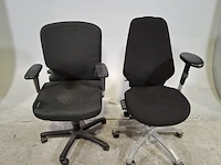 Partij diverse stoelen en bureaustoelen, o.a. comforto, hag - afbeelding 1 van  10