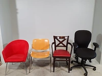 Partij diverse stoelen o.a artifort