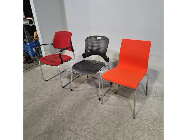 Partij diverse stoelen, o.a drabert - afbeelding 12 van  18