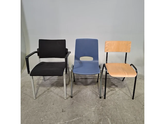 Partij diverse stoelen - afbeelding 1 van  14