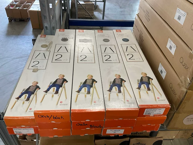 Partij diverse stokke steps legs (14x) - afbeelding 1 van  5