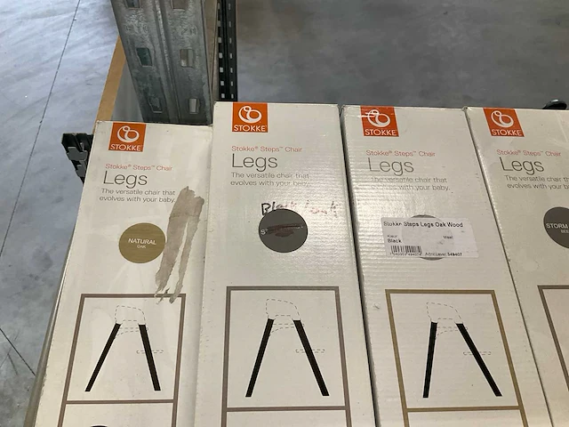 Partij diverse stokke steps legs (14x) - afbeelding 2 van  5