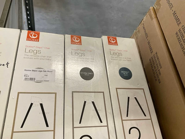 Partij diverse stokke steps legs (14x) - afbeelding 3 van  5