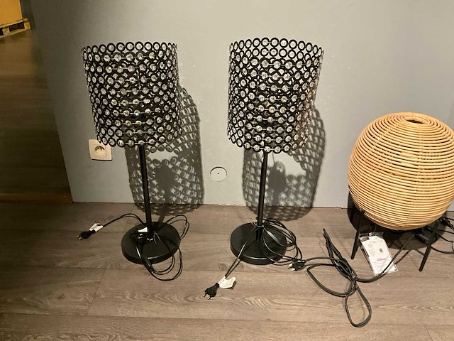 Partij diverse tafellampen (8x) - afbeelding 2 van  11