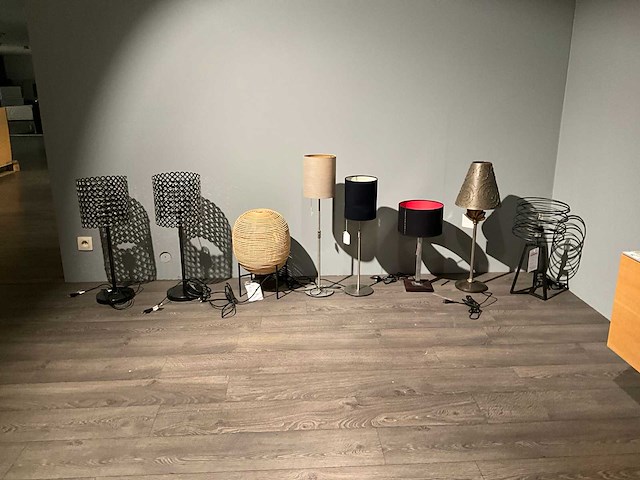 Partij diverse tafellampen (8x) - afbeelding 4 van  11
