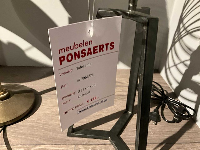 Partij diverse tafellampen (8x) - afbeelding 6 van  11