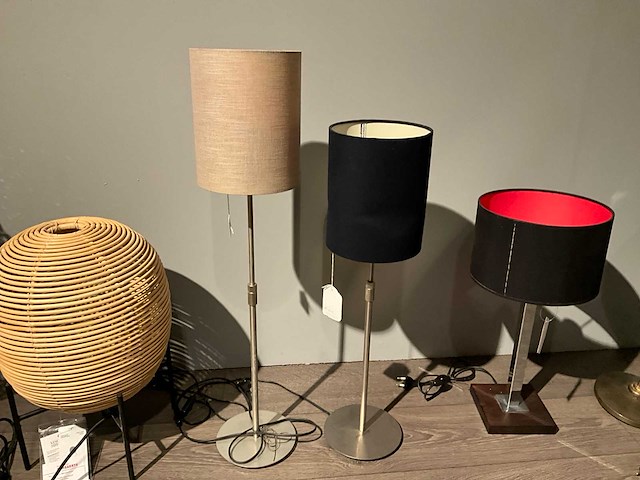 Partij diverse tafellampen (8x) - afbeelding 8 van  11