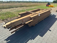 Partij diverse thermowood gevelbekleding - afbeelding 1 van  5