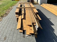 Partij diverse thermowood gevelbekleding - afbeelding 3 van  5