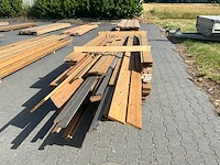 Partij diverse thermowood gevelbekleding - afbeelding 4 van  5