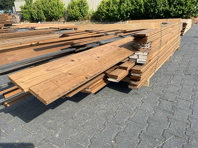 Partij diverse thermowood gevelbekleding - afbeelding 5 van  5