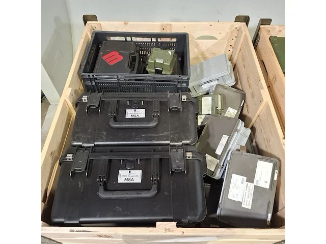 Partij diverse transportkisten en koffers, o.a engels, skb - afbeelding 2 van  8