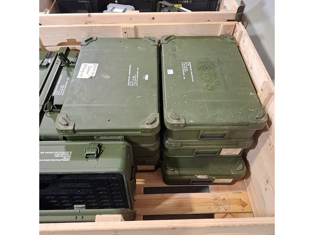 Partij diverse transportkisten en koffers, o.a engels, skb - afbeelding 8 van  8
