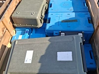 Partij diverse transportkisten en koffers, o.a. engels/rieber - afbeelding 4 van  9