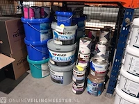 Partij diverse verf en kleuren - afbeelding 1 van  10